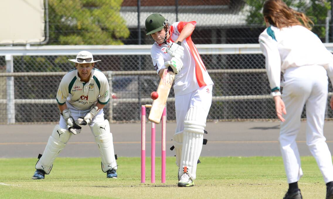 TOUGH: RSL-Colts batsmen came up against a Rugby Blue side in top form on Saturday. Photo: PAIGE WILLIAMS