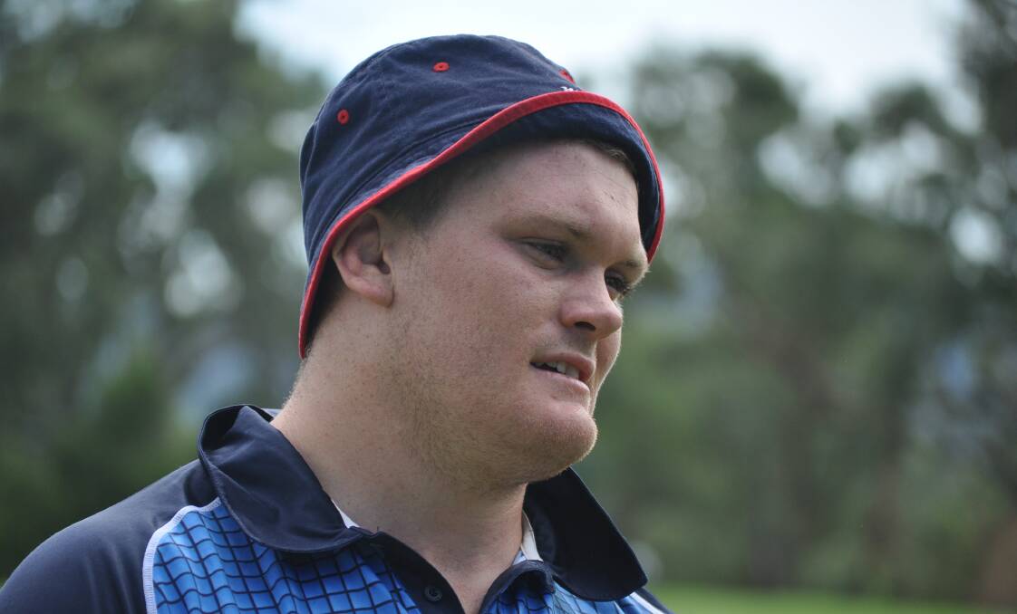 HOT AND HEAVY: Waratahs prop and Dubbo Kangaroos junior Tom Robertson is enjoying his time back out in the west. Photo: NICK MCGRATH