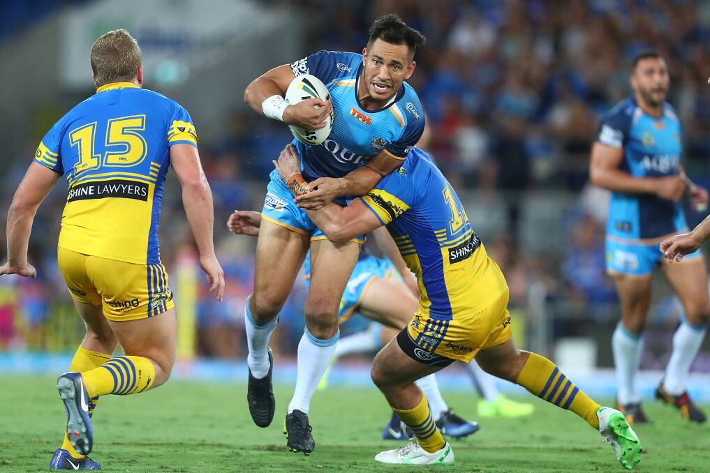 Highlights of the round three NRL match between the Gold Coast Titans and the Parramatta Eels at Cbus Super Stadium on March 17. Photos: Chris Hyde/Getty Images