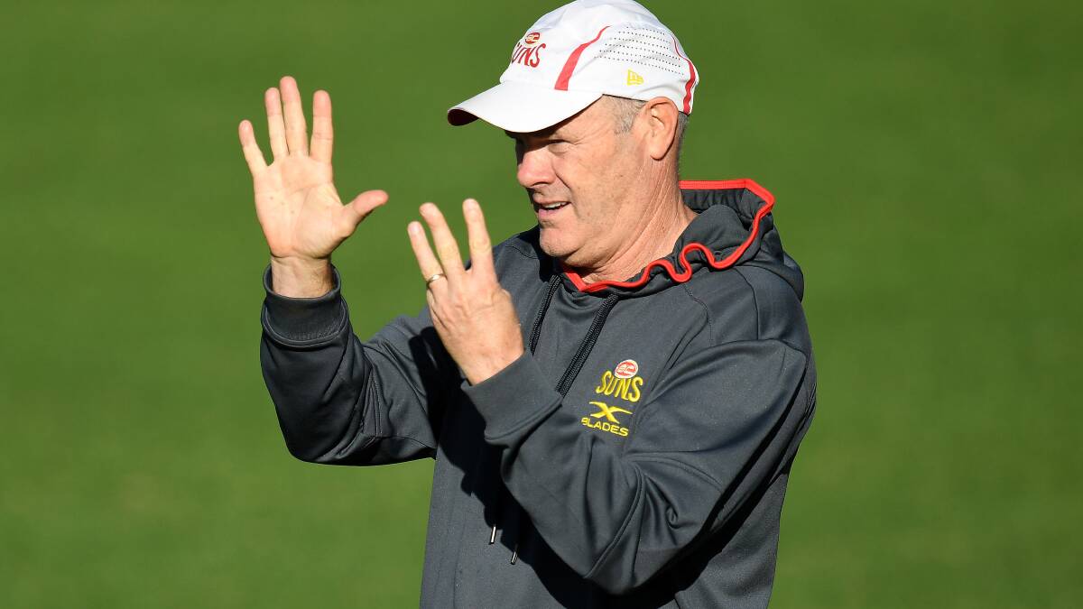 Out: Coach Rodney Eade. Picture: AAP Image/Dave Hunt