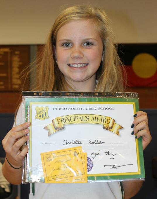 Principal’s Award: Recipient for Week 8 was Charlotte Hollier.
