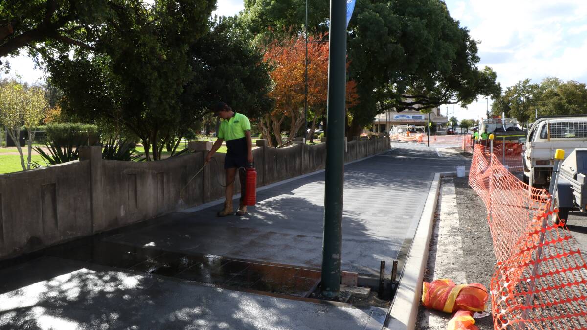 Excellent progress is being made on the CBD beautification project in Wellington.