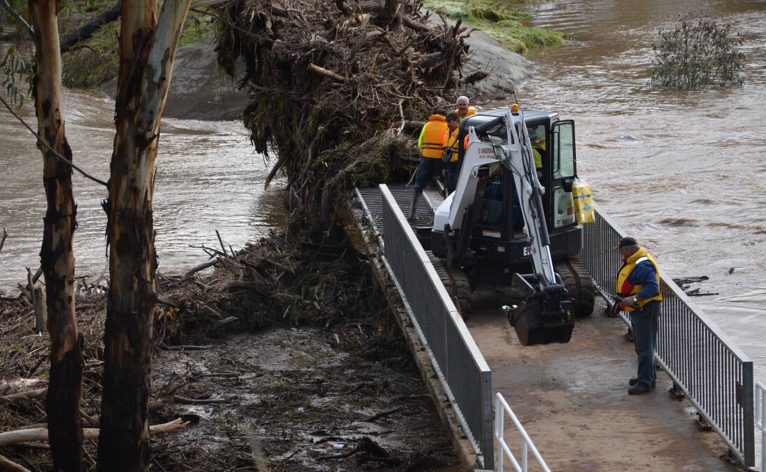 Last week was a very busy week for council crews having to clean-up several hazards along walkways and cycle paths after the heavy rain in the region.