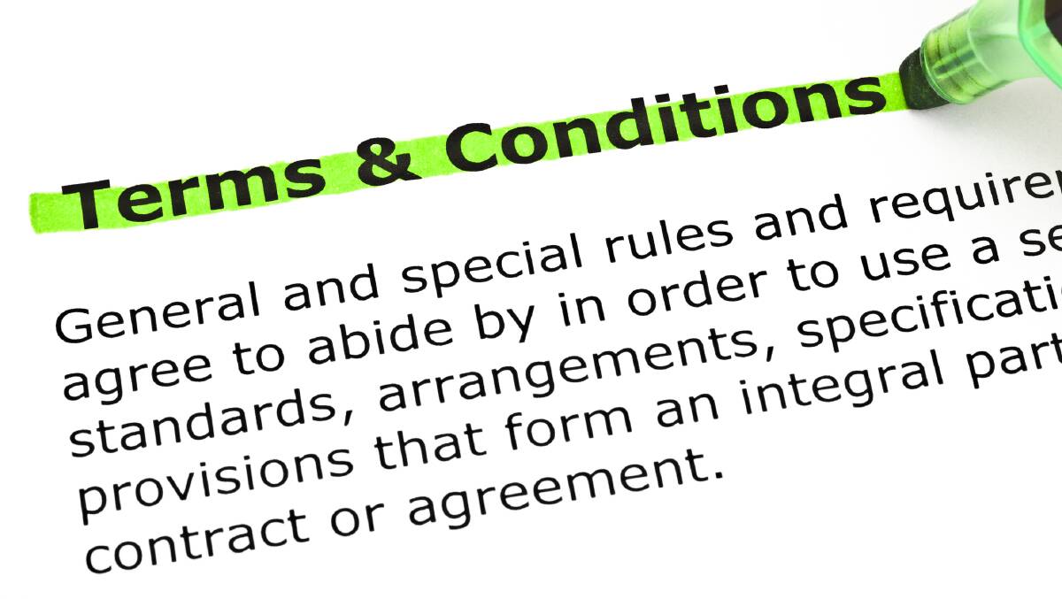 When is the last time you read the Terms of Conditions of an app or a Web site or even your Internet or mobile phone contract?