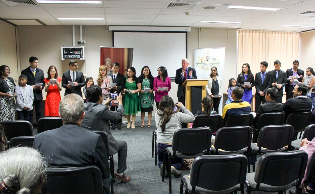 Thirty new Australian citizens on were welcomed on Tuesday. The group, which included nine children, were conferred in a ceremony at the Dubbo Regional Council.
