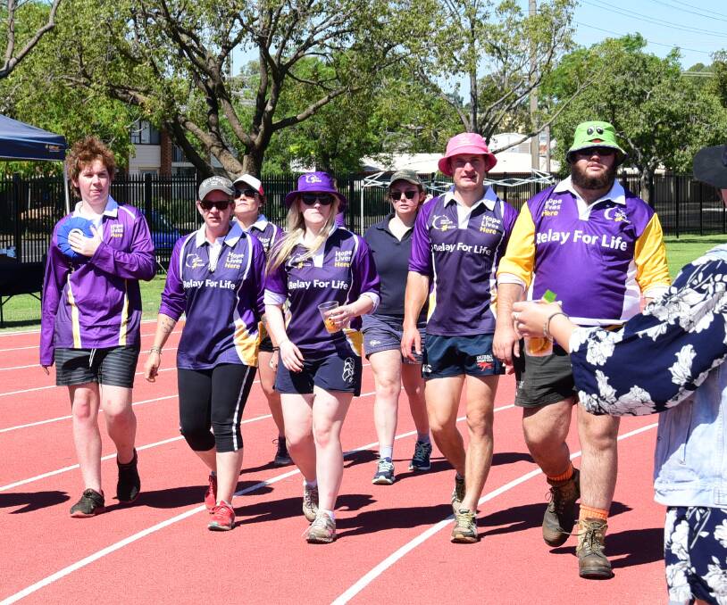 Under way: Participants at the 2015 Orana Relay for Life. Preparations for 2016 have already started. Photo: BROOK KELLEHEAR-SMITH