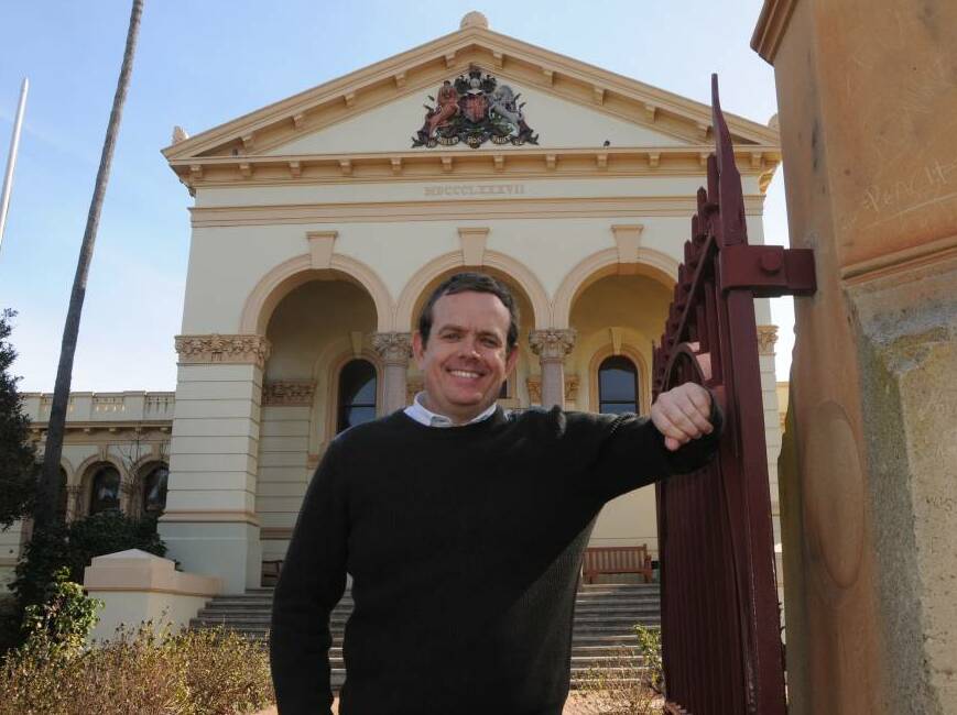 Pivotal support: New Dubbo Regional Councillor Stephen Lawrence, whose vote was crucial to getting new Dubbo mayor Ben Shields across the line. File photo.  