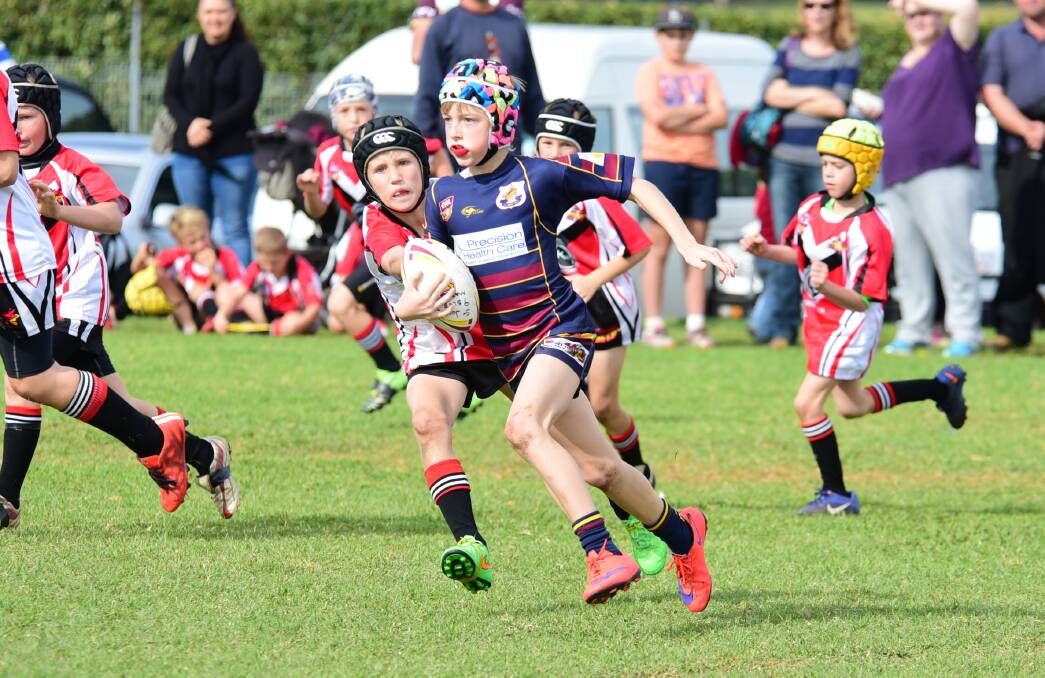 Bigger and better: The 2017 Dubbo and District Junior Rugby League season is shaping as a good one, according to president Neil Millgate. Photo: CHERYL BURKE 
