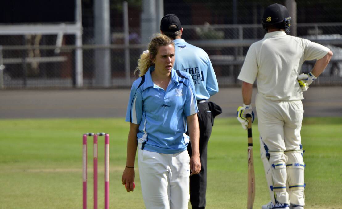 Will it go ahead?: Dubbo's Emma Hughes was one of those to take part in the SCG XI City v Country in 2016. The event could go ahead again next week.