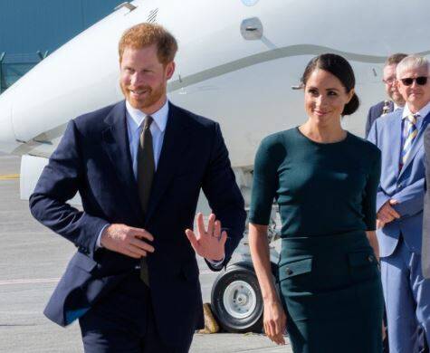The Duke and Duchess of Sussex arrive in Dublin for their first official visit to Ireland in July. Photo: Kensington Palace/ Twitter