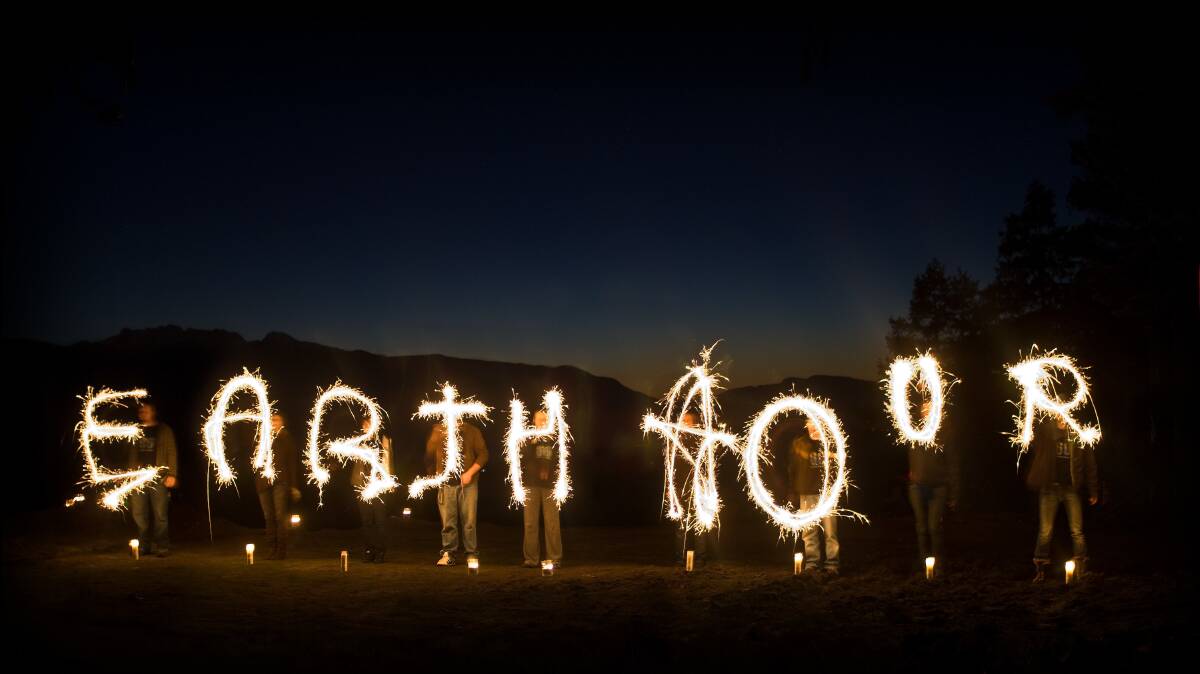 Lights out: Earth Hour. Photo credit: Jeremiah Armstrong, WWF-Canada.