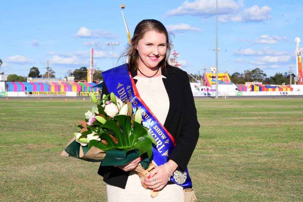 Honour: 2019 ZooFM Dubbo Showgirl Tyla Comerford looks forward to increasing her involvement with the Dubbo Show. Photo: AMY MCINTYRE