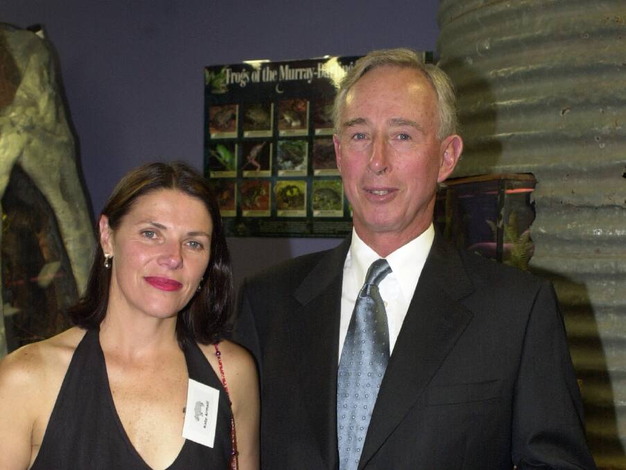 Kate and John Armati in Dubbo in 2001. File photo.