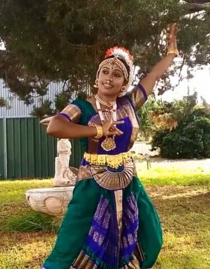 Celebration: Sonima Sanith from Narromine rehearses a traditional dance ahead of Saturday's festival. Image: WPCC/Facebook.