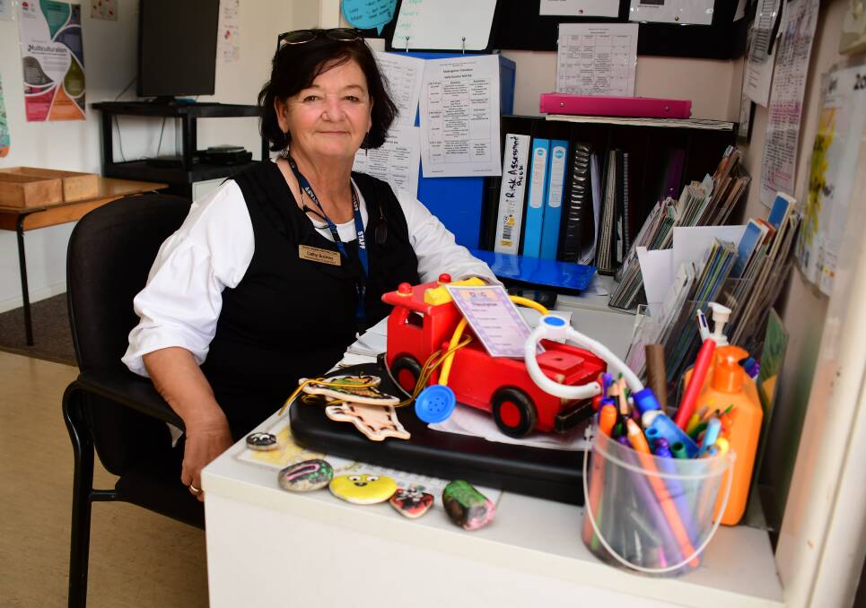 From strength to strength: Orana Heights After School Care coordinator Cathy Buckley, at the purpose-built centre, is in the running for a Western NSW Regional Business Award. Photo: BELINDA SOOLE
