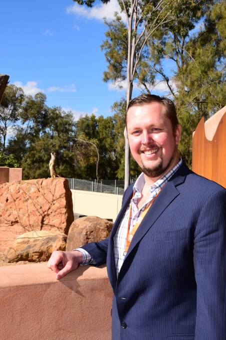 Strong connections: Nick Boyle steps out as interim director of Taronga Western Plains Zoo, the venue of his primary school excursions. Photo: BELINDA SOOLE. 