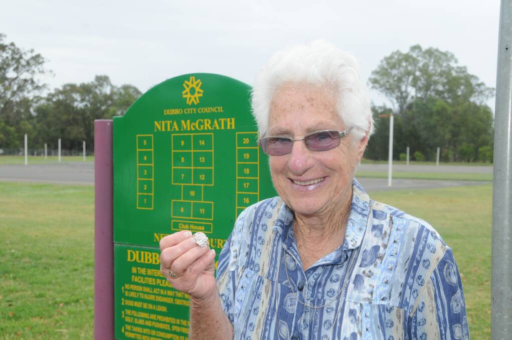 Greatly missed: The Dubbo community is mourning the death of Nita McGrath, pictured with the NSW Netball Service Award she won in 2012. Photo: Belinda Soole.