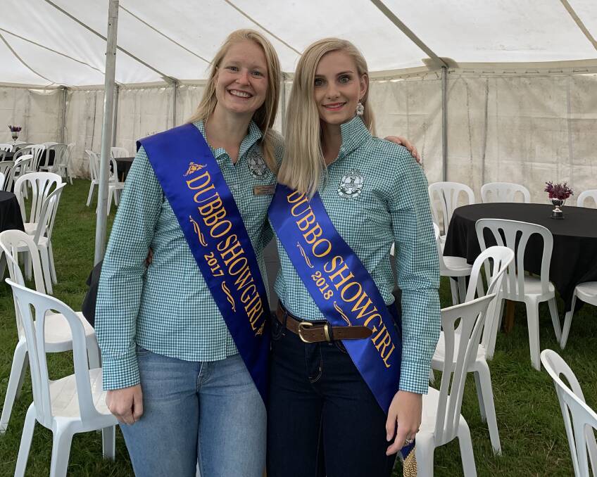 2017 Dubbo Showgirl Rose Wake and 2018 Dubbo Showgirl Josie Anderson, ambassadors to sister show society in Invercargill, New Zealand. Photo contributed.