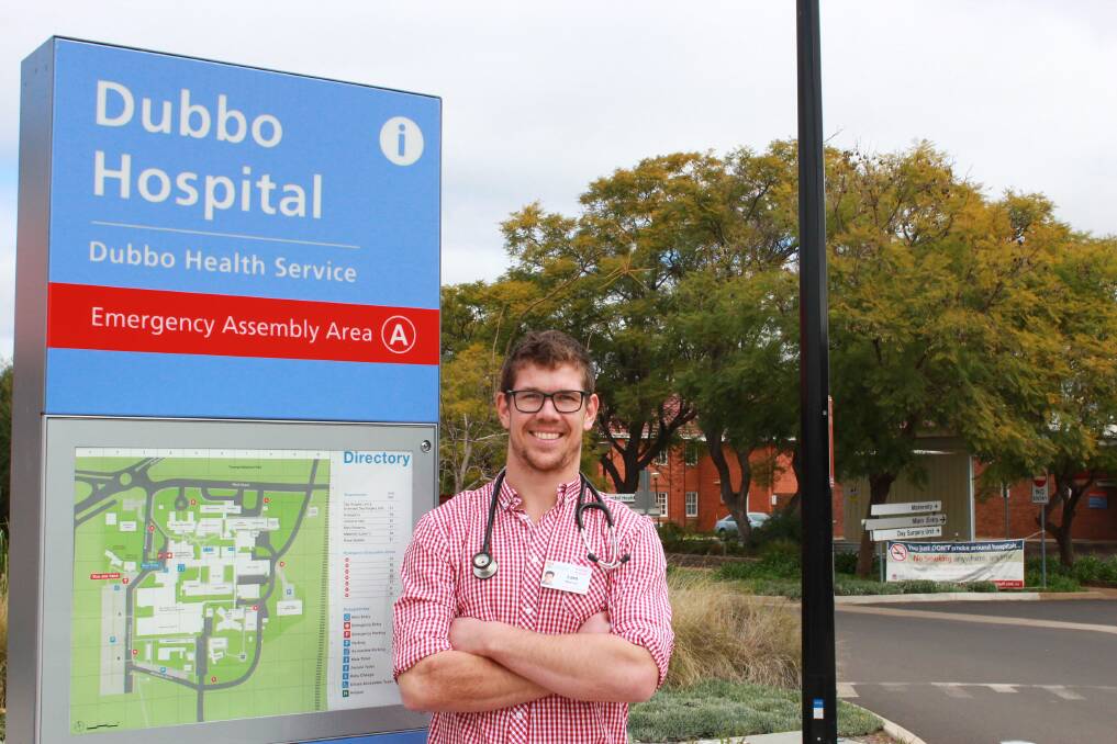 Coming back: After growing up in Dubbo, the city was an obvious choice for medical student Lars Newman's 2017 internship. Photo: CONTRIBUTED