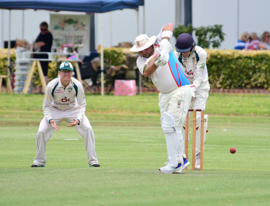 DEVASTATING: Nathan Munro dug in at the crease for 112 not out - but was on the losing side on Saturday. Photo: BELINDA SOOLE