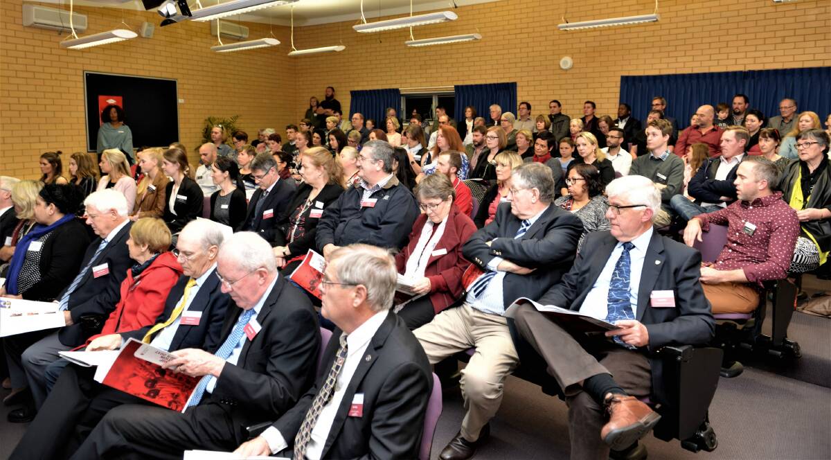The audience assembled at the scholarship ceremony on May 23. Photo: SUPPLIED