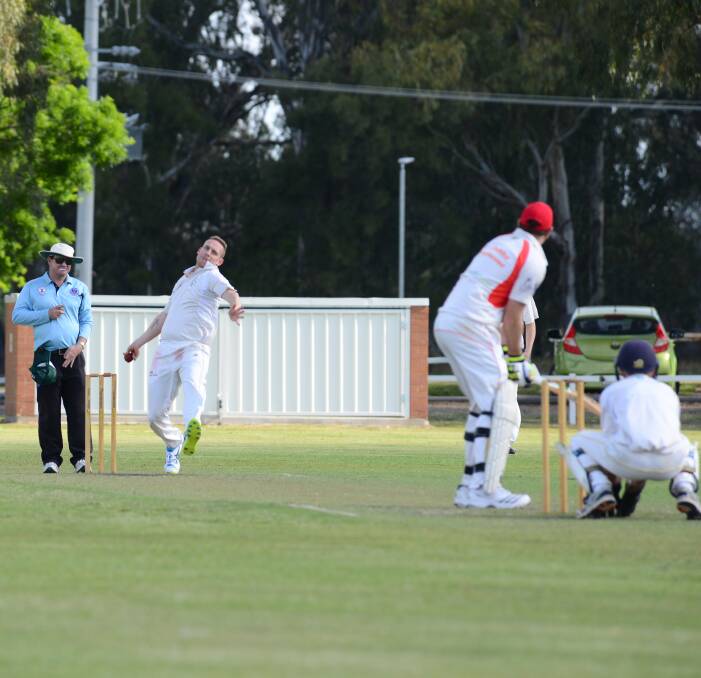 DOING A JOB: South Dubbo Skipper Adam Wells cleaned up the tail against RSL-Colts on Saturday. Photo: PAIGE WILLIAMS