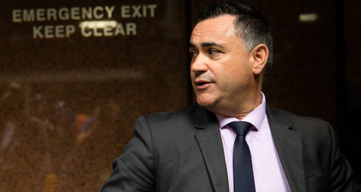 It's all over: NSW Deputy Premier John Barilaro has called for an end to council mergers in regional areas. Photo: JANIE BARRETT