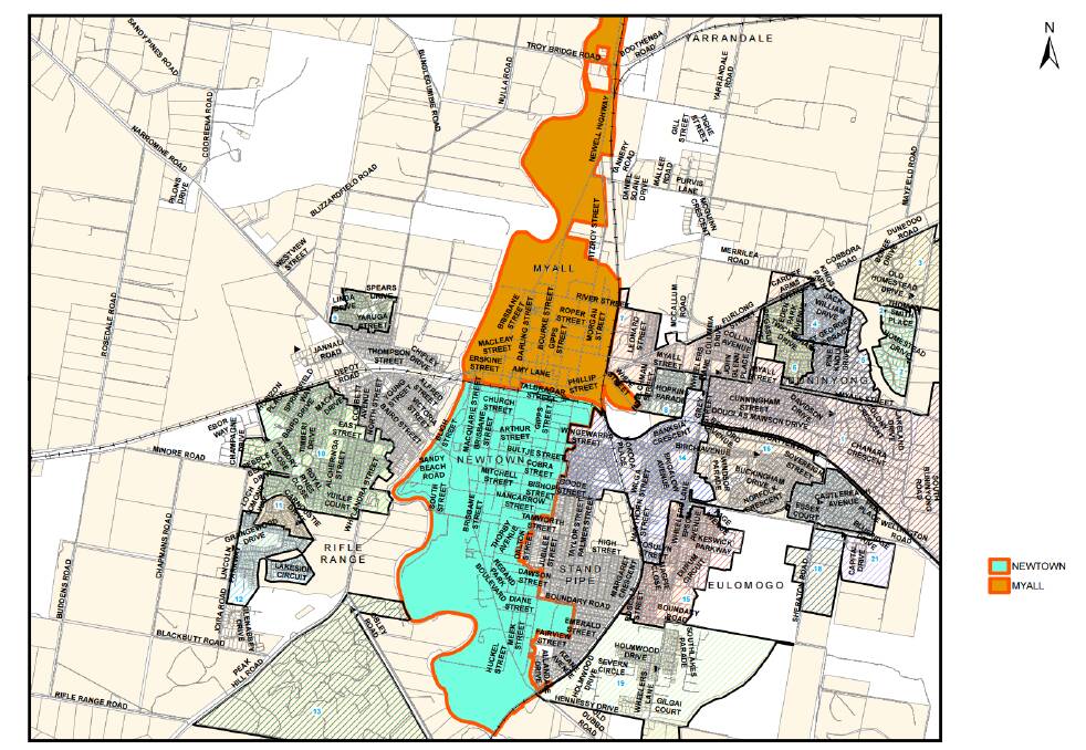 Residents and businesses in the green and orange highlighted areas must boil water before drinking.