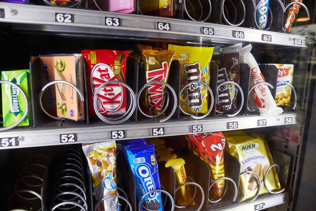 NOT SO SWEET: The AMA wants vending machines containing sugary and unhealthy food and drinks removed from health care settings. Photo: SHUTTERSTOCK