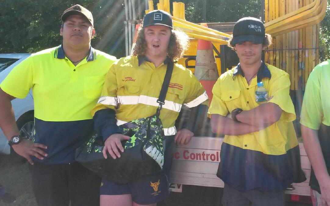 Safety and Management: Alesco students were able to successfully increase their skills and knowledge when completing the Traffic Control Skillset. Photo: Supplied.