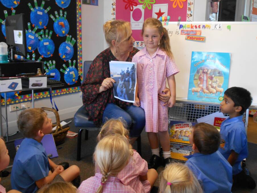 Growth through sharing:  St John's Catholic Primary School encourages participation and involvement. Kindergarten students share their stories which helps enable a sense of belonging. Picture: Supplied.