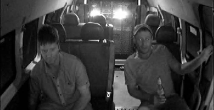 IMAGES RELEASED: Police believe men who caught a Wodonga taxi at 11pm Friday may be the key to solving an investigation into the bashing of a homeless man.