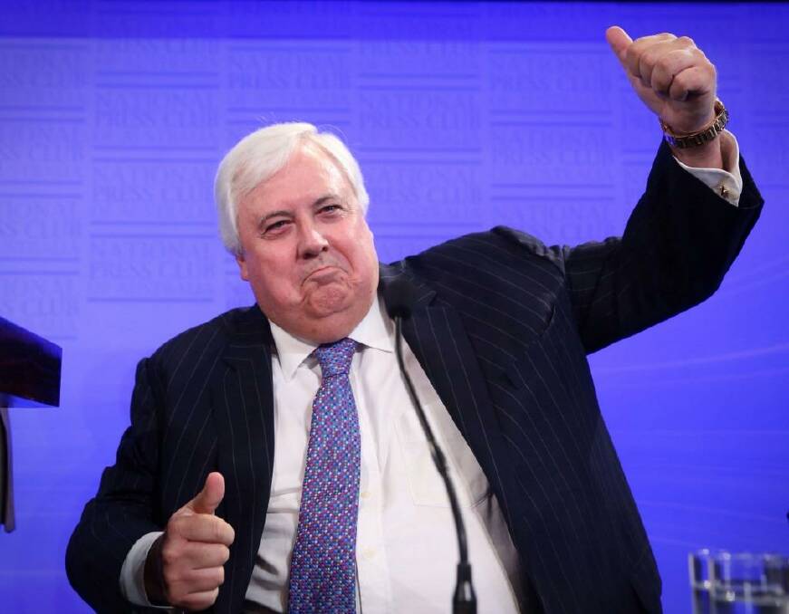 "I'm monitored, my phones are tapped every day," Clive Palmer Photo: Andrew Meares 