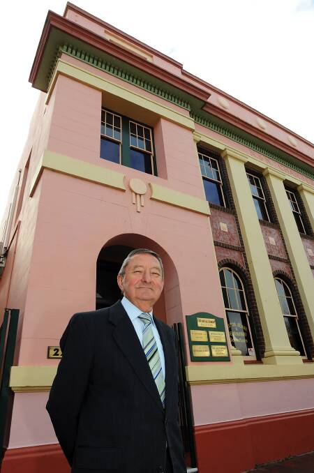 Principal of Nelson Keane and Hemingway Doug Butcherine began working at the Dubbo law firm soon after being admitted as a solicitor on May 1, 1964. 	Photo: BELINDA SOOLE