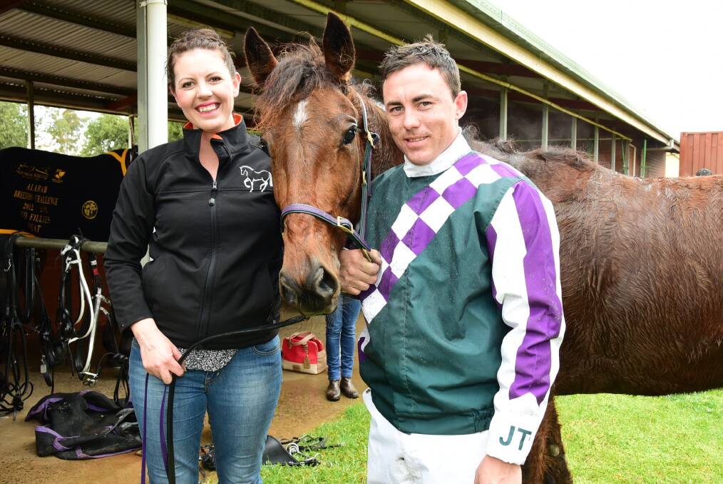 John O'Shea (right), with his sister Maryann pictured at a previous trip to Dubbo, has five drives on Wednesday evening.       Photo: CHERYL BURKE