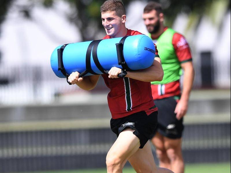 Adam Doueihi is hoping to make an impact for South Sydney in the NRL.