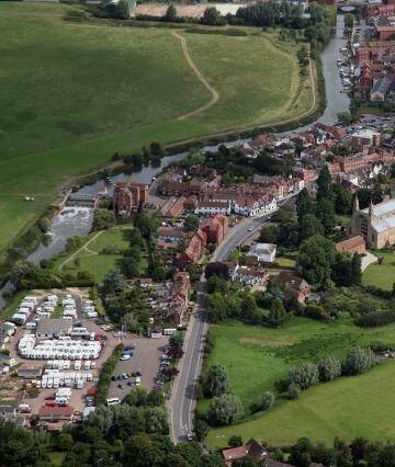 Picturesque: Tewkesbury, in Gloucestershire. Photo: Matt Cardy/ Getty Images