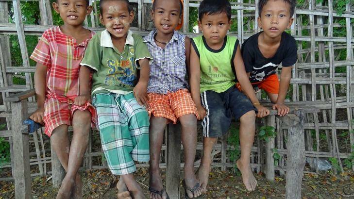 Children in Sin Kyun village. Photo: Supplied