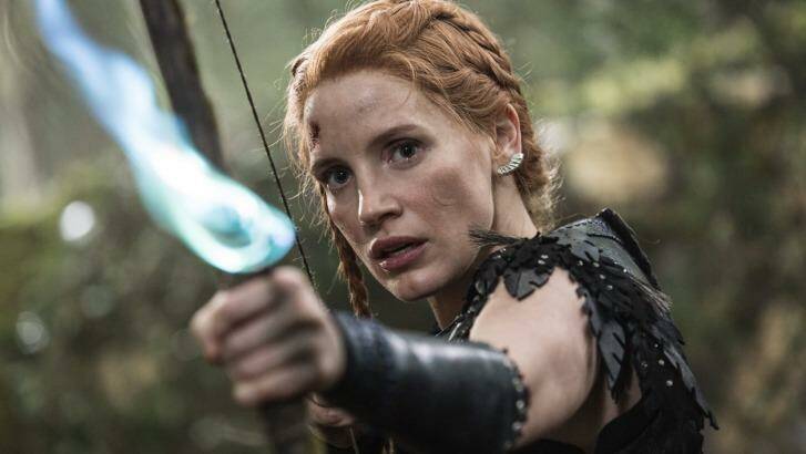 Jessica Chastain in <i>The Huntsman: Winter's War</i>. Photo: Giles Keyte