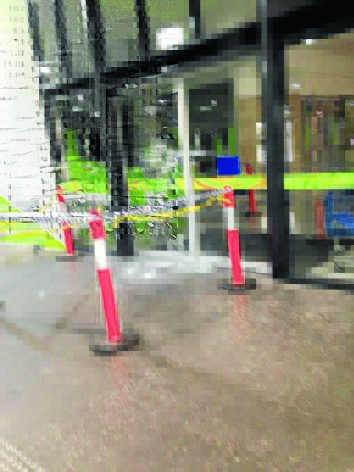 Orana Mall was the target of a break-in on Wednesday morning. Photo: LUCAS THORNE