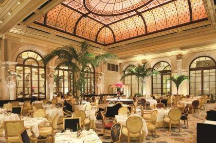 Breathtakingly expensive breakfast: The Palm Court, Plaza Hotel, New York City.
