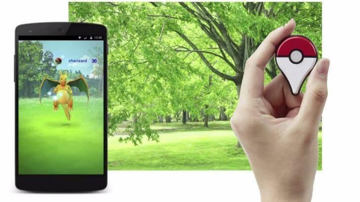 <em>Pokemon Go </em>combines a smartphone app, real-world location data and an optional Bluetooth-connected device. Photo: Supplied