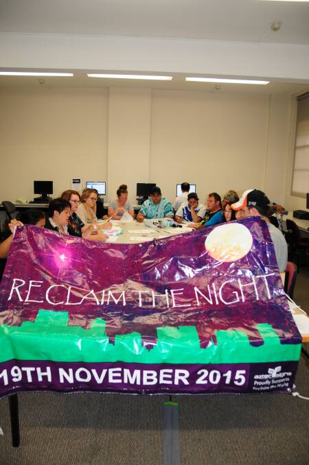 Organisers of the Reclaim the Night march had their final meeting on Tuesday. A big crowd is expected on Thursday afternoon to take part in the community event.  
Photo: CHARLIE WHITELEY