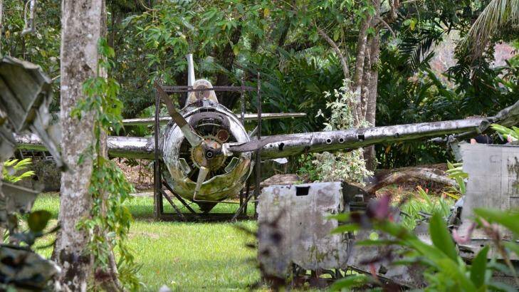 The open air war museum  at Guadalcanal.
 Photo: Solomon Islands Visitors Board
