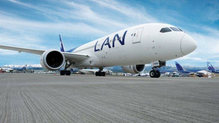 LAN has begun Sydney-Auckland-Santiago flights with the Boeing 787 Dreamliner. Photo: LAN