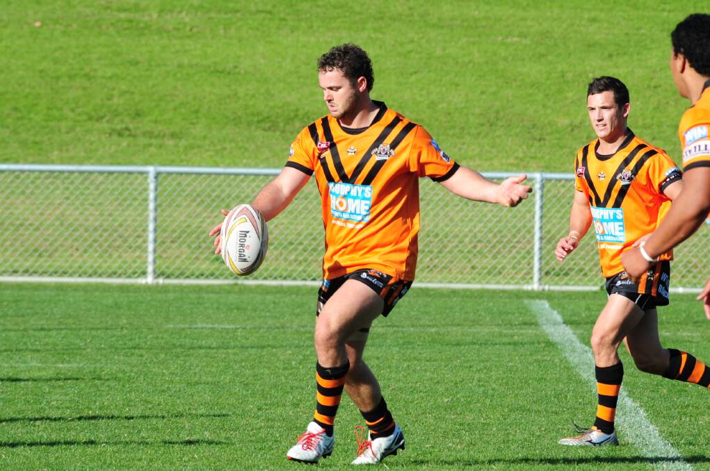 Nyngan Tigers five-eighth Jacob Neill will be joined by some high profile recruits when they play their first game of the season against Narromine on Sunday. 	Photo: FILE