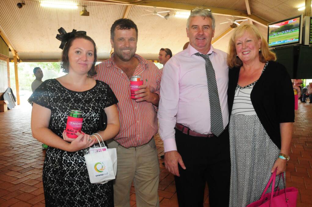 Julie Cairns and Mick Townsand with Shane and Sue Dolton