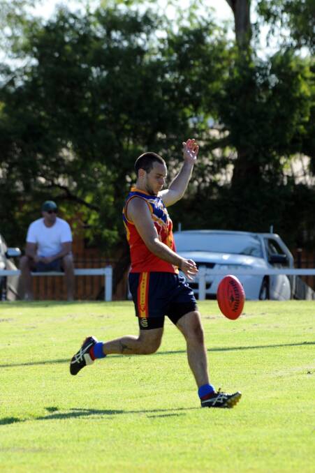 Jono Naden was best on field for the hosts in Saturday's win over the Bathurst Giants.  
Photo: BROOK KELLEHEAR-SMITH