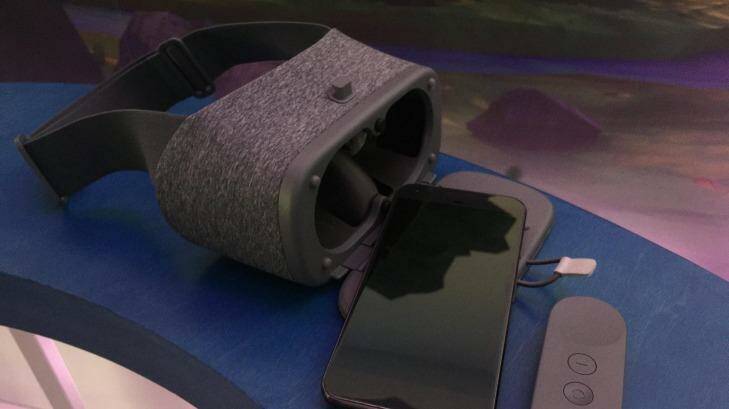 Google's Daydream VR view headset. Photo: Stephen Hutcheon