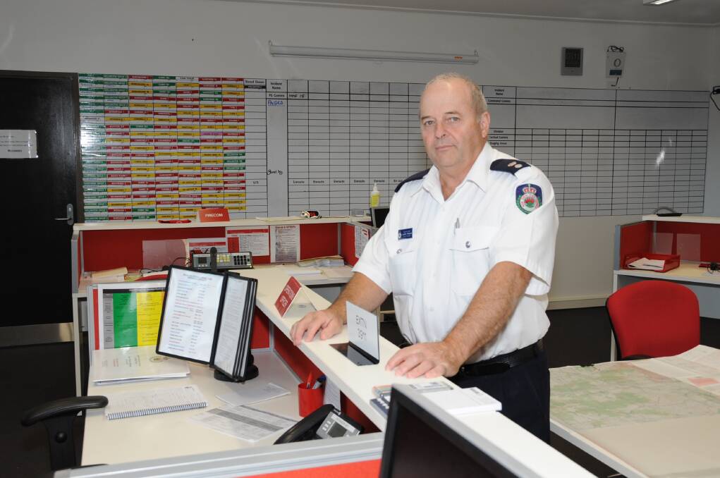 NSW Rural Fire Service Superintendent Lyndon Wieland.      Photo:?FILE